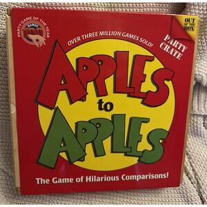 Apples to Apples Apple Crate Edition Party Card Game Wooden Box Complete